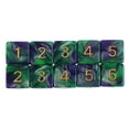thumbnail image 2 of 10 piezas D6 Dados acrílicos Sunnimix de seis caras juegos de Dados, 2 of 8