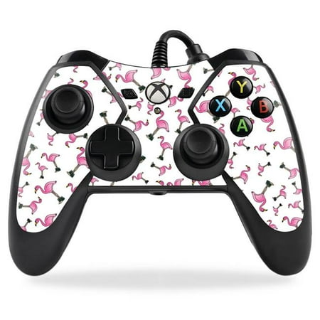 MightySkins PREXBONCO-Cool Flamingo Skin for PowerA Pro Ex Xbox One Controller Case Wrap Cover Sticker - Cool Flamingo