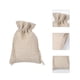 thumbnail image 5 of 50 Unids Bolsas de arpillera Sacos con cordones Bolsas de regalo Bolsas de joyería para DIY Craft Candy Christmas Wedding Favor (Flaxen）, 5 of 6