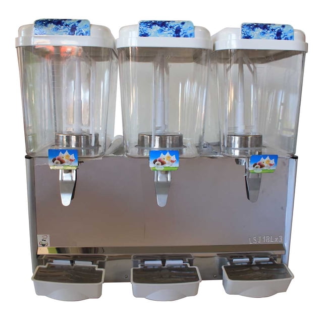 Dispensador, Enfriador de aguas triple 18 Lt c/u Girochef dispensador de aguas triple