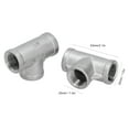 thumbnail image 3 of Sonew 2Pcs 316 Stainless Steel NPT 1/2‑150T Tee Adapter Connector Threaded Cast Pipe Fittings,Plumbing Accessory,Tee Fitting, 3 of 11