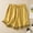 #244-Yellow, variant on Womens Shorts Elastic Waistband Drawstring Side Pocket Solid Soft Breathable Casual Linen Shorts for Summer Gift