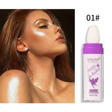 Hightlighter Stick Puff Fairy Stick, Loose Highlighter Powder Makeup, Goddess Glow Makeup Shimmer Glitter Stick