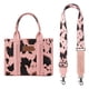 thumbnail image 3 of Bolso Wrangler con estampado de vaca para mujer, estilo western, color rosa, 3 of 6