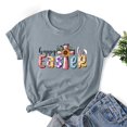thumbnail image 1 of EGNMCR Easter Chemises pour Femmes Chemises Easter Imprimé Femmes Easter Mode Imprimé T-shirt à Manches Courtes Easter Imprimé Haut à Manches Courtes à Col Rond T-shirt pour Femmes, 1 of 3