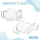 thumbnail image 2 of Caja de acrílico transparente con tapa abatible, 8 unidades, 2,36 x 2,36 x 1,18 pulgadas, multiusos, cuadrada, pequeña, para almacenamiento, 2 of 5
