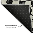 thumbnail image 5 of Addison Rugs Mayfield Premium Machine Washable Transitional Geometric Black Rectangle Rug, 3' x 5', 5 of 7