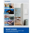 thumbnail image 6 of ELEGRP Smart Light Switch, Single Pole/3 Way, 2.4GHz Wi-Fi Light Switch Compatible with Alexa & Google Assistant, Neutral Wire Required, APP Control, UL Certified, White 1 PC, 6 of 7