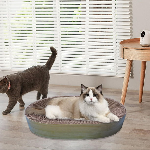 Alfombrilla rascadora para gatos, accesorios multifunción para animales, garra de molienda de papel para mascotas, Hotel, porche, uso , De madera, SG