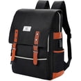 thumbnail image 1 of Mochila Oucaili con puerto de carga USB para mujeres y hombres, mochila para ordenador portátil, mochila para ordenador, mochila escolar para la universidad, mochila, 1 of 6