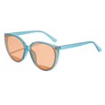 thumbnail image 4 of Gafas de sol de moda gafas de sol Rave disfraz gafas ropa de calle naranja Yuyangstore Gafas de sol con lente con montura de ojo de gato, 4 of 7