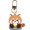 as shown, variant on Jiibva Cute Raccoon Keychain Embroidery Red Panda Keychain Kawaii Animal Backpack Pendant Red Panda Bag Charm Car Keyring Key Pendant