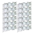 thumbnail image 2 of tamizeot Flower Pearl Lace Edge Trimming Wedding Chiffon Ribbon Applique DIY Sewing Craft white, 2 of 6