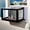 No PVC Panel, variant on Cat Window Box Weatherproof Outdoor Cat Enclosure Window Catio Perch Bug Proof Wire Mesh Transparent Top and Front, for Indoor Cats Sunbathing, Napping, Playing, Black(No PVC Panel)