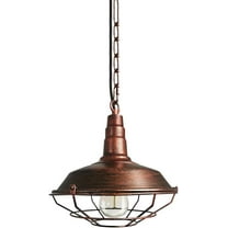 Seacoi Industrial Style Metal Pendant Light for Kitchen Island, Retro Farmhouse Pendant Lighting, Vintage Rustic Pendant Light Fixture, Pendant Lamp for Dining Room Warehouse Garage