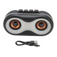 thumbnail image 1 of Altavoz Bluetooth portátil Mini luces de colores RGB altavoces duales subwoofer inalámbrico para exteriores negro, 1 of 8