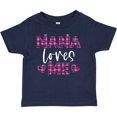 thumbnail image 3 of Inktastic My Nana Loves Me Hearts in Pink Plaid Boys or Girls Baby T-Shirt, 3 of 5