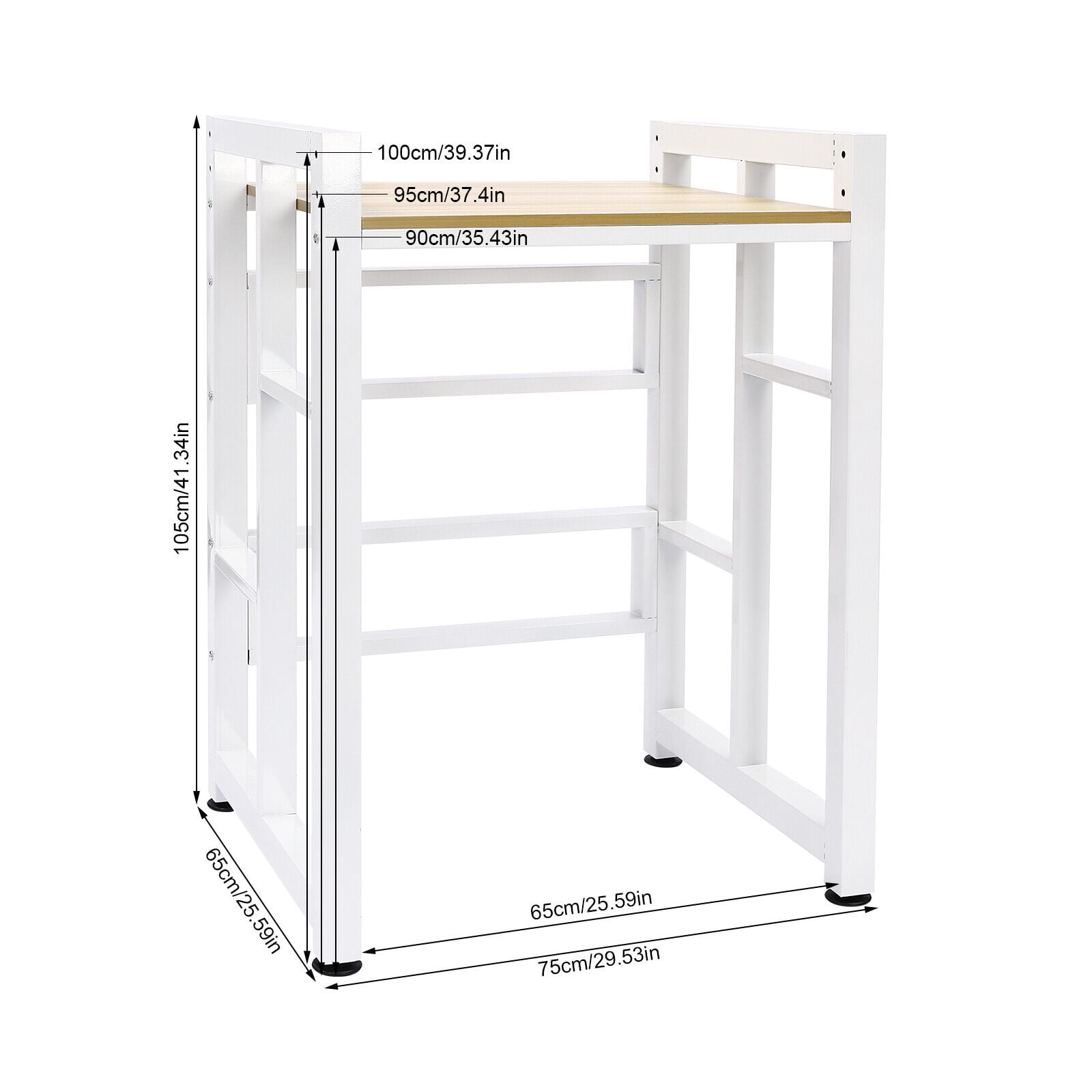 Organizer Rack for Bathroom Adjustable Washer & Dryer Storage Shelf Organizer Rack Washer and Dryer Rack