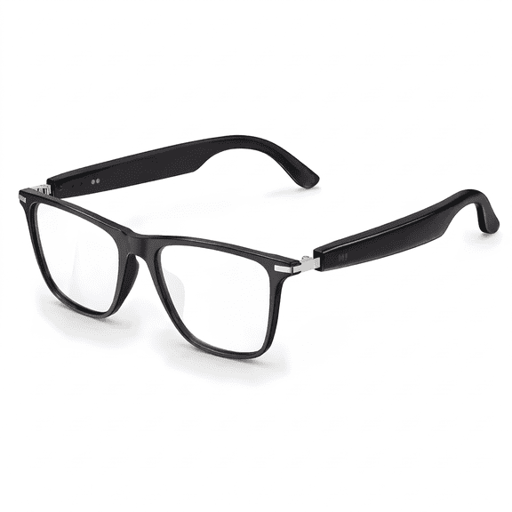 MOSENSE Smart Glasses with Bluetooth Audio, Hands-Free Call Answer, Real-Time Recording & Online Translation, Magnetic Charger Included, Ideal for Daily Casual Wear