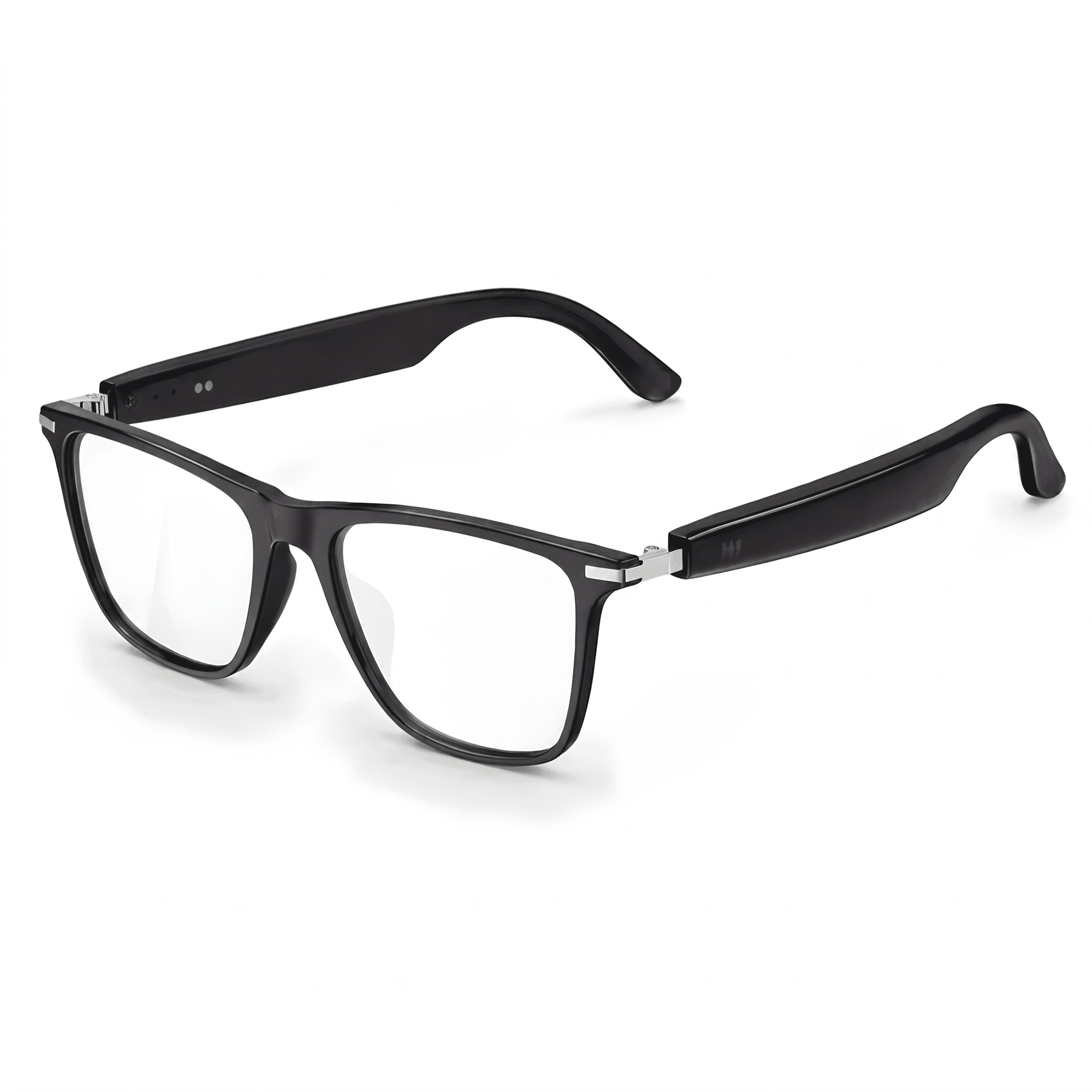 MOSENSE Smart Glasses with Bluetooth Audio, Hands-Free Call Answer, Real-Time Recording & Online Translation, Magnetic Charger Included, Ideal for Daily Casual Wear