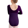 thumbnail image 5 of Agkizg Long Sleeve Leotards for Girls Gymnastics Kids Toddler Tumbling Outfits, Sizes 2-15 Years, 5 of 5