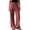 Wine, variant on Sexlip Women's Casual Pants All Season loose fit straight fit cotton linen cotton solid color with pockets casual Black S