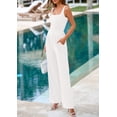 thumbnail image 4 of Mono Prettygarden de verano sin mangas para mujer, color blanco, 4 of 9