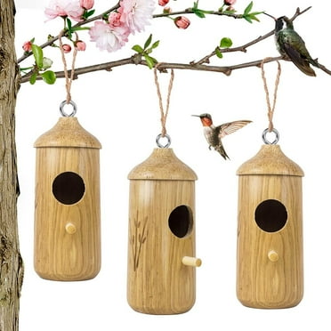 Hummingbird House- 2022 New Wooden Hummingbird House for Outside ...