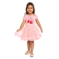 thumbnail image 2 of Strawberry Shortcake Toddler Girls Graphic Tutu Dress with Short Sleeves, Sizes 12M-5T, 2 of 8