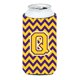 thumbnail image 1 of Letra Q Chevron Morado y Dorado Tall Boy Bebida Aislante Hugger CJ1041-QTBC Caroline's Treasures, 1 of 1