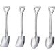 thumbnail image 1 of 4 piezas de cucharas de café de acero inoxidable pala cuchara de postre cuchara de fruta cuchara de mezcla de helado, 1 of 5