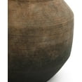 thumbnail image 5 of LuxenHome Round Ceramic Flower Vase, 13 Inch Brown Terracotta Vases, Vintage Large Pottery for Living Room Decor Entry Way Table Home Decor, Rustic Pottery, 5 of 6