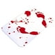 thumbnail image 1 of Big sale! Halloween Blood Footprints Floor Mat Kitchen Bedroom Door Printing Living Room Halloween, 1 of 4