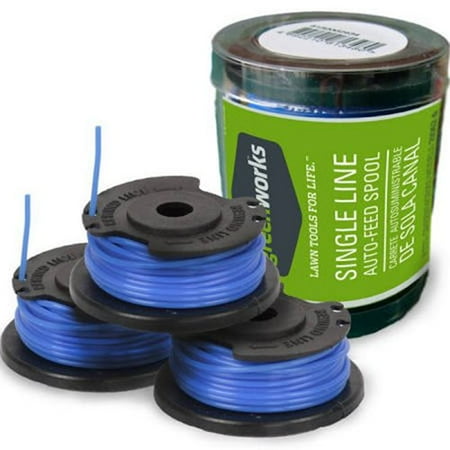 greenworks trimmer string replacement 40v line spool pack single spools inch edger cordless weed eater 4pack