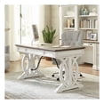 thumbnail image 2 of Bowery Hill Traditional 60"W Wood Writing Desk in Off White Finish, 2 of 3