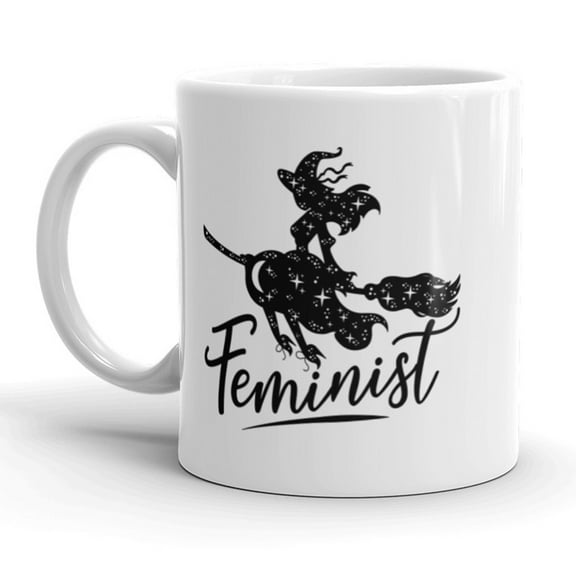 Feminist Witch Coffee Mug Funny Halloween Ceramic Cup - 11oz