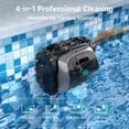thumbnail image 5 of WYBOT C1 Robotic Pool Cleaner, 4-in-1 Cordless Pool Vacuum for Inground and Above Ground Pools up to 1,614 Sq.ft, 150-Min Runtime, Wall & Waterline Cleaning, 5 of 9