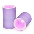 thumbnail image 2 of ALAZA Lavender Purple 2 PCs LED Flickering Flameless Candles with Remote Timer Battery Operated Candle, 2 of 7