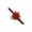 A, variant on huayou Red Poinsettia Velvet Ribbon Cross Floral Swag, Artificial Poinsettia Pine Frosted Berry Cross Hanging Decor for Front Door Window Cabinet Entryway Farmhouse Holiday Decoration