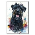 thumbnail image 3 of Black Russian Terrier Dog Canvas Wall Art Prints,Watercolor Dog Art Canvas Painting Poster,Pet Canvas Painting Puppy Artwork 8x12 inches, 3 of 6
