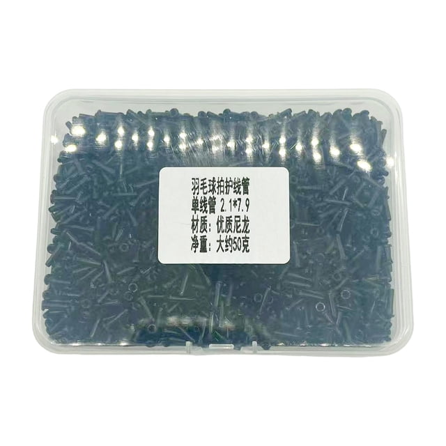 1 caja de ojales para raqueta, ojales, equipo de mantenimiento, fundas protectoras para simple 2.1x7.9mm Zulema Ojales de raqueta