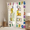 thumbnail image 3 of Manfei Colorful Abc Alphabet Black Out Curtains,26 Letters Curtains Pack of 2 (42x63 Each),Number Game Bedroom Curtains For Girls Boys,Super Cozy Room Decor, 3 of 6