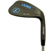LAZRUS Premium Forged Golf Wedge Set for Men - 52 56 60 Degree Golf Wedges + Milled Face for More Spin - Great Golf Gift (Black Left Handed, LH, Black 52 Degree)