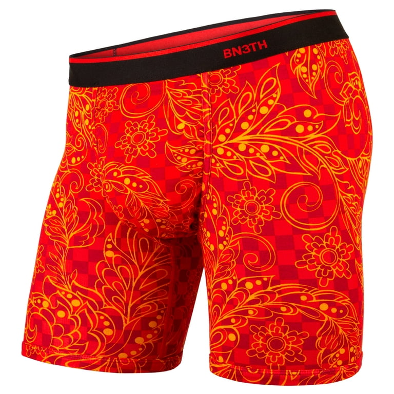 BN3TH Men's Classic Boxer Brief-Prints Collection (CNY, Large) 