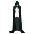 thumbnail image 5 of JTieacloth Unisex Hooded Velvet Cape with Hood for Men and Women, Witch Cloak Cape Dress Up, 5 of 5