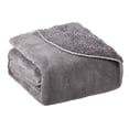 thumbnail image 3 of Legacy Decor Charcoal Sherpa Fleece Throws, 60" x 50", 3 of 3
