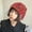 Orange color, variant on Zhengsping Coarse Knitted Woolen Hat For Women In Autumn And Winter, Hand Woven Warm Ear Protection Fisherman Hat, Fashionable And Versatile Bucket Basin Hat