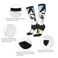 thumbnail image 4 of Saiise Bluey Funny Socks Men Women Boys Kids Adults Novelty Graphic Crew Tube Socks Crazy Design Casual Dress Socks for Sports,Running,Travel, 4 of 7