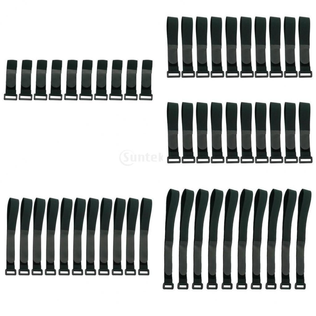 50x Durable Cinch Straps Bike Carrier Rack Strap Tie Downs 20/30/45/60cm