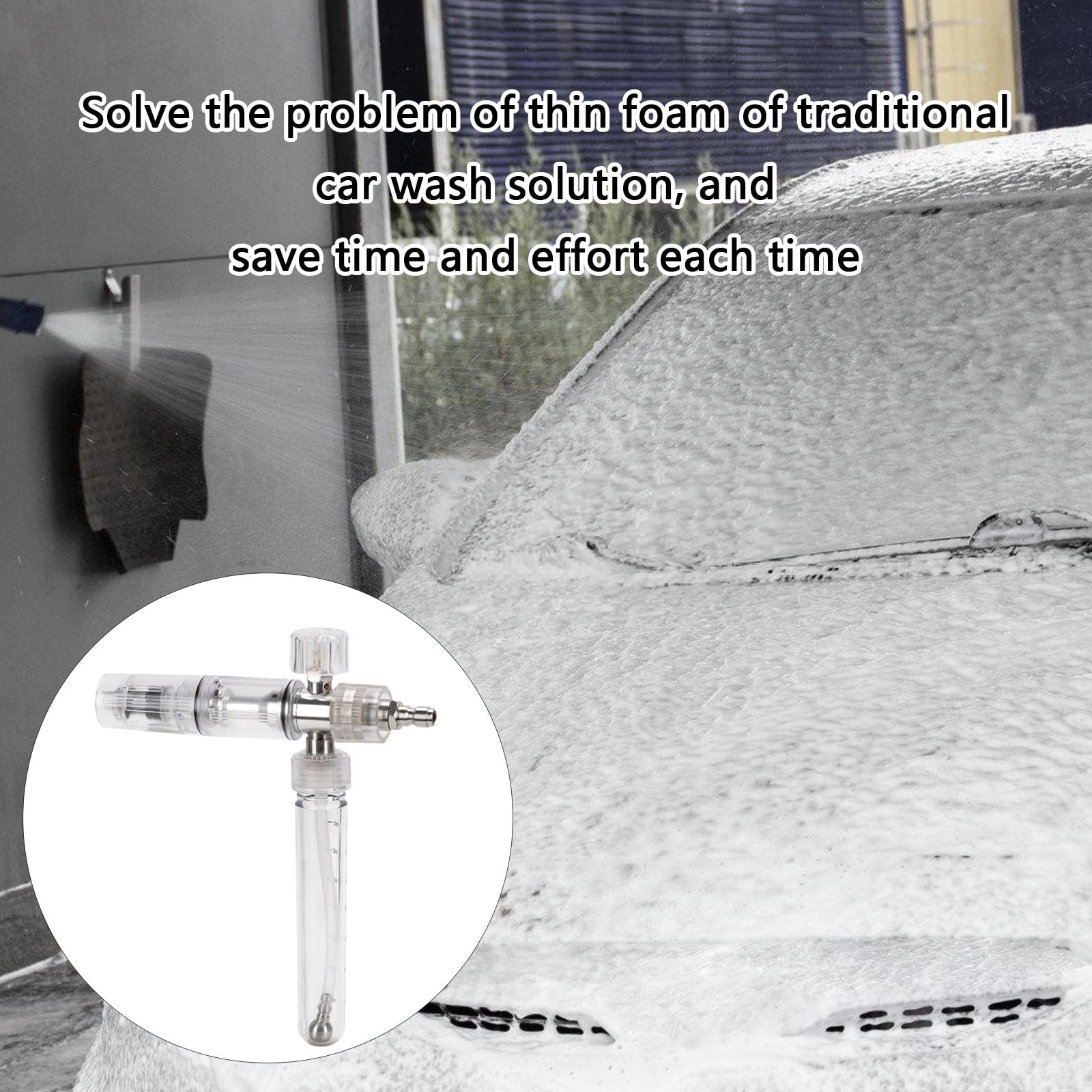 Professional Foam Cannons PA for Most Pressure Washers Rapid Lather Dispenser Optimally Vehicle Detailing Performances